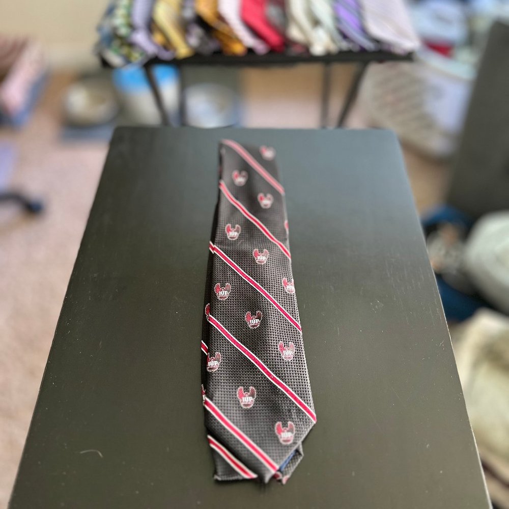 Mitchell and Ness IUP Indiana University Of Pennsylvania School Pride Tie